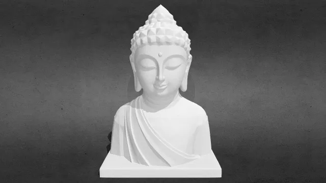 佛陀半身像 23 stl.stl