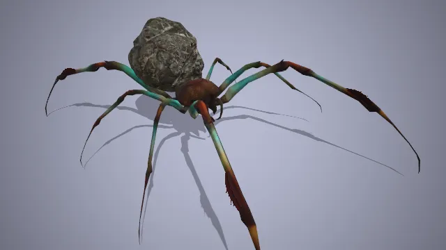 黑神话  石蛛  蜘蛛  游戏模型  妖怪