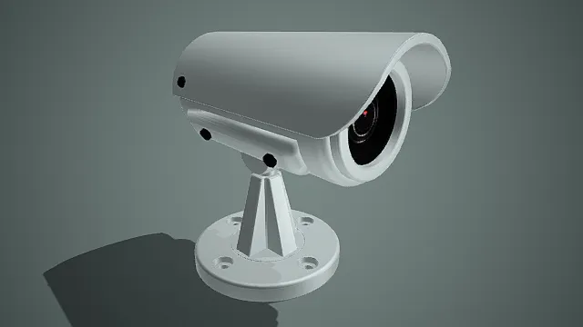 摄像头  监控设备   3D模型