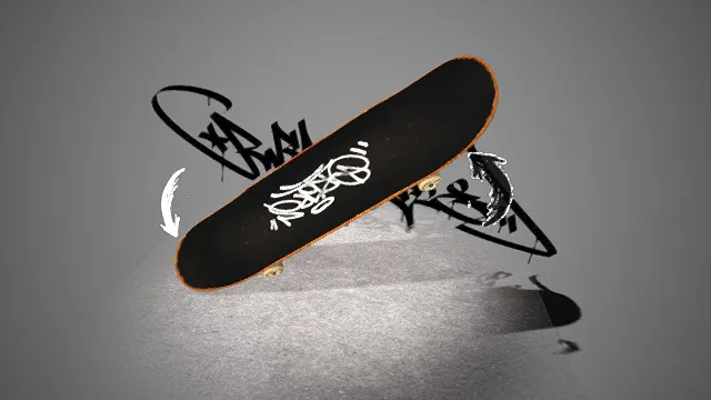 街头涂鸦  滑板  简约轮组  潮流文化  个性  运动器材  