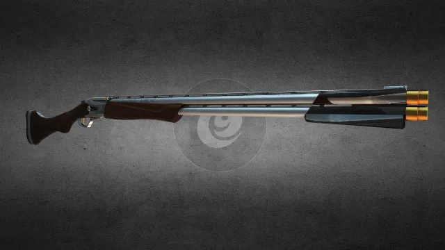 长管霰弹枪 枪械  武器模型 pbr模型 游戏模型