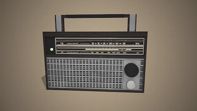 收音机  怀旧电器  双波段调谐  生活场景道具
