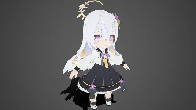 蓝色档案  白朗  Q 版 3D 模型  洛丽塔风  主题周边  软萌