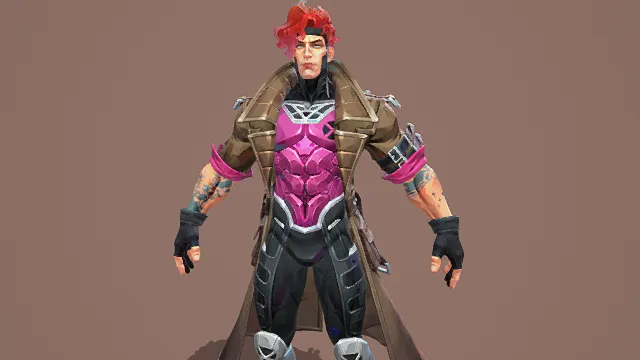 漫威风格朋克风男性角色3D模型