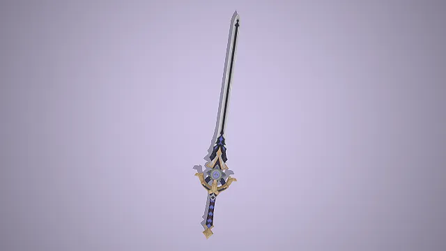 辰砂之纺锤  单手剑  限定武器  原神武器