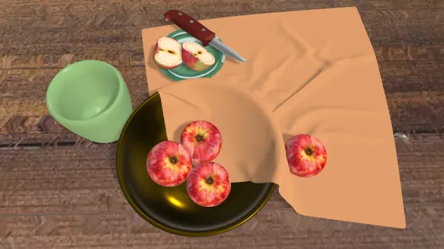 早餐用品食物水果刀