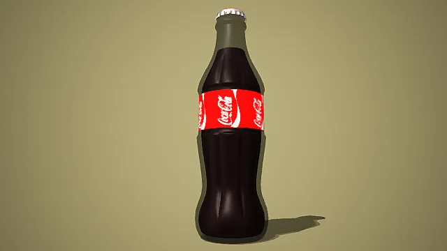 可口可乐   简易模型   饮料   瓶装   