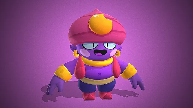 吉恩  近战  阿拉伯人  游戏角色  荒野乱斗