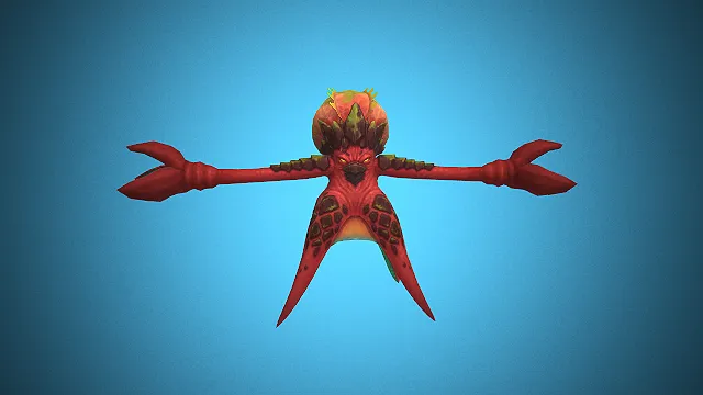 章鱼畸变生物  红肤墨斑  深海异种BOSS  触肢刃爪