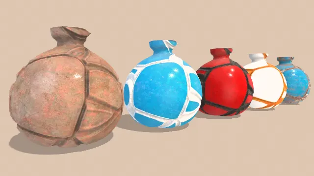 装饰性陶瓷壶瓶子摆件花瓶