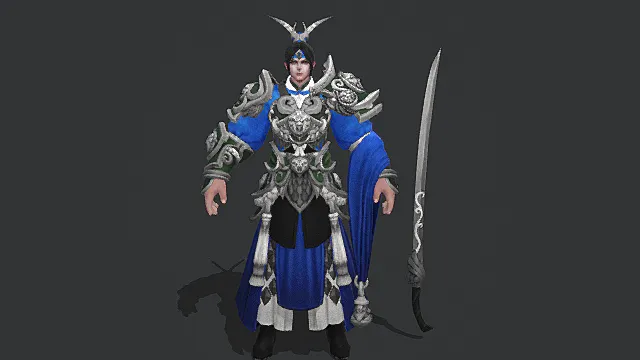 青锋儒将·俊雅型古风文武儒将套装