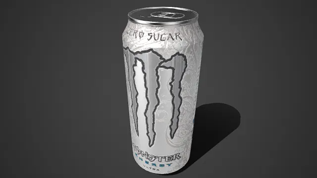 魔爪（Monster）能量饮料  金属罐体  爪痕  品牌辨识度  无糖  包装设计