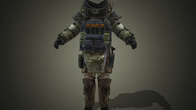 废土生存战甲模型