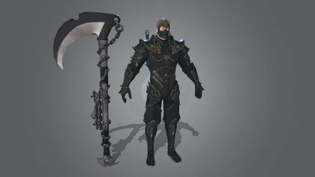 游戏模型 人物模型 镰刀刺客 游戏皮肤