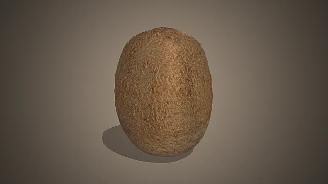 写实风带皮猕猴桃3D模型