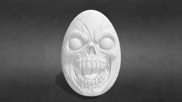 黑暗骷髅蛋 厄运降临obj.obj