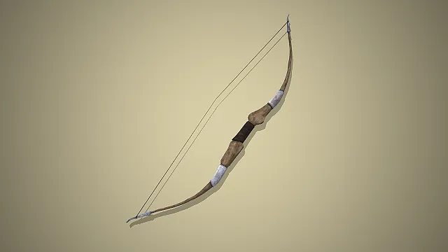 复古长弓  奇幻武器  中世纪远程武器  做旧磨损
