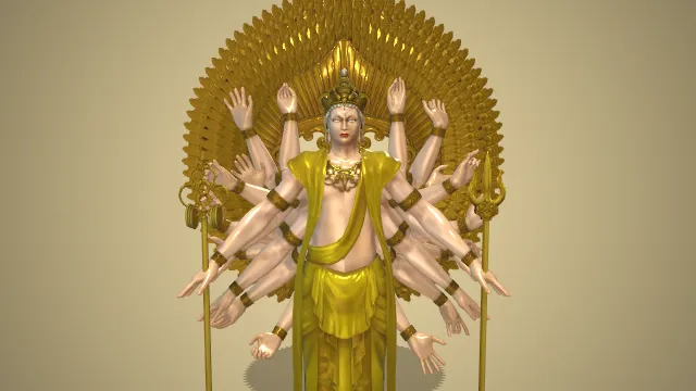 黑神话  千手佛  角色  游戏模型  观音