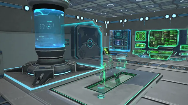 科技科学实验室道具房间建筑场景