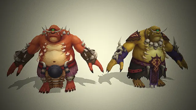 暴食巨魔  荒部族精英  独眼獠牙  兽皮骨甲