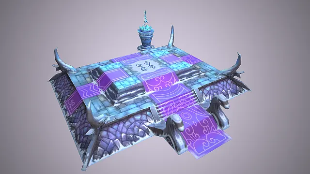 祭坛平台  神兽祭祀台  魔法建筑  符文法阵