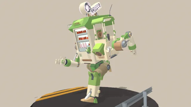 饮料售卖架机器人机械