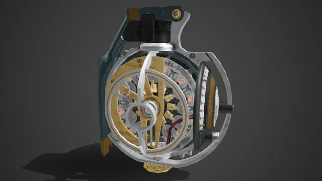 机械改造  手榴弹  定时设计  表盘式定时装置  爆炸物  投掷武器