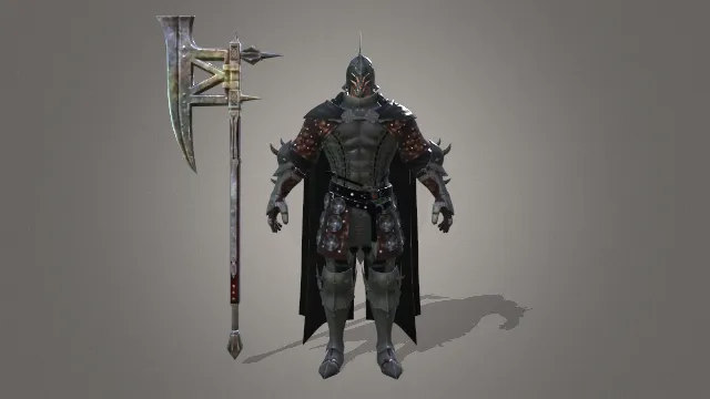 游戏模型 人物模型 古代将领 游戏皮肤