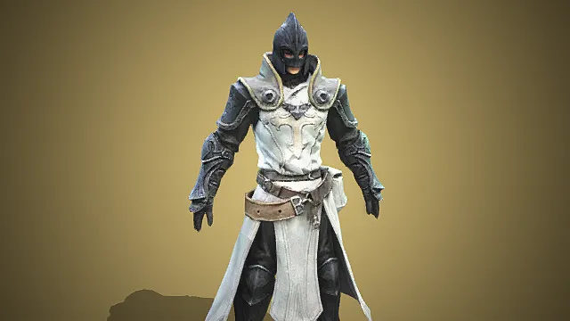 灰羽秘影斥候  隐秘侦查角色  冒险阵营斥候  斥候NPC  游戏模型  游戏角色设计