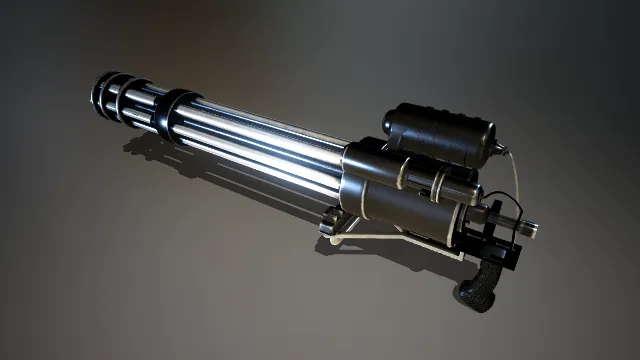 加特林机枪 武器 军事 射击 枪械