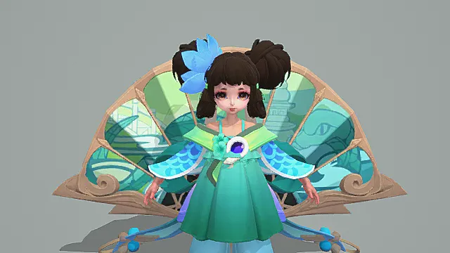 碧荷扇灵：国风萌系辅法套装