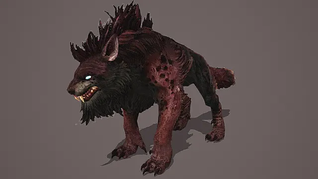 史诗奇幻风格赤焰飞龙模型