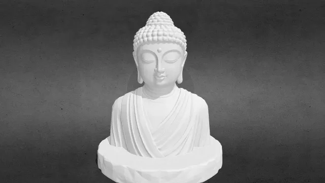 佛陀半身像 13 stl