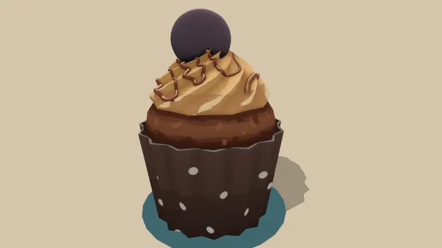 奥利奥纸杯蛋糕巧克力酱甜点食物