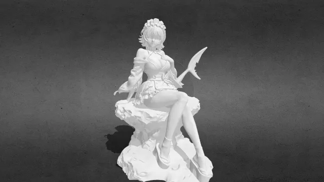 动漫 鲨鱼娘 艾莲stl.stl