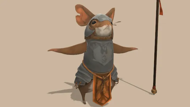 鼠标战士动物武器铠甲盔甲