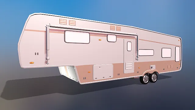 牵引式房车  车辆  房车