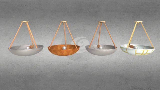 1920年代吊灯铁制家具不同花纹灯罩