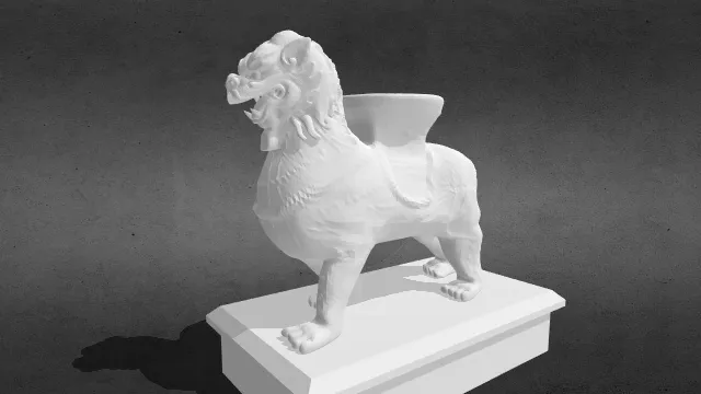沧州铁狮子 镇海吼stl.stl