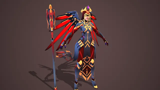 守望先锋2 帝国角色模型 皮肤 无限先知 高精度+贴图
