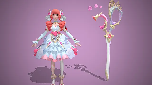 格温  英雄联盟  灵罗娃娃  剪刀法杖