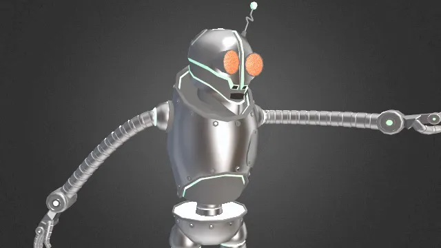 未来科技智能机器人科幻模型