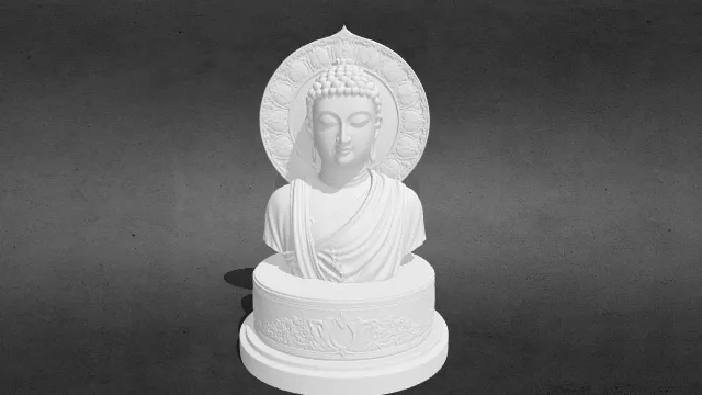 佛陀莲花光环 精神系列stl.stl