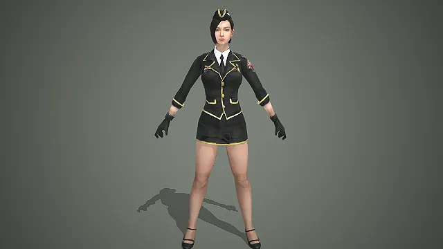 空姐制服  女角色  经典特工  商务作战服