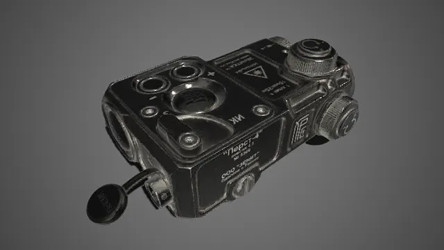 战术激光瞄具  俄式  金属材质  激光发射孔  专业  射击题材  辅助瞄准配件