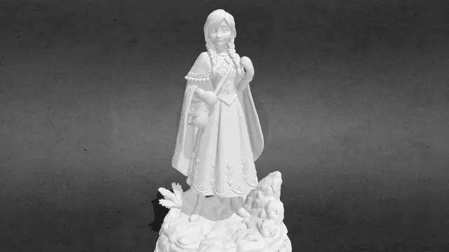 冰雪奇缘安娜stl.stl