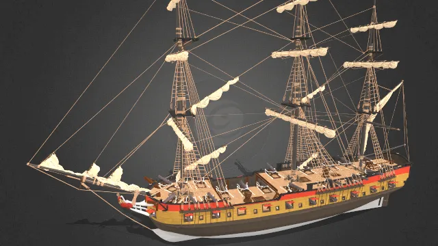 亚历山大群岛护卫舰战舰帆船