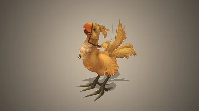 奇幻陆行鸟坐骑模型