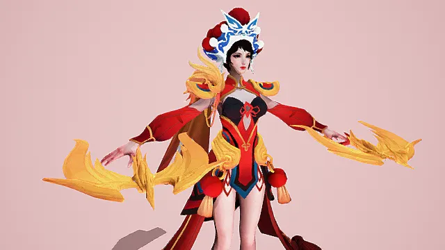 虞美人    森之风灵    霸王别姬    游戏角色模型