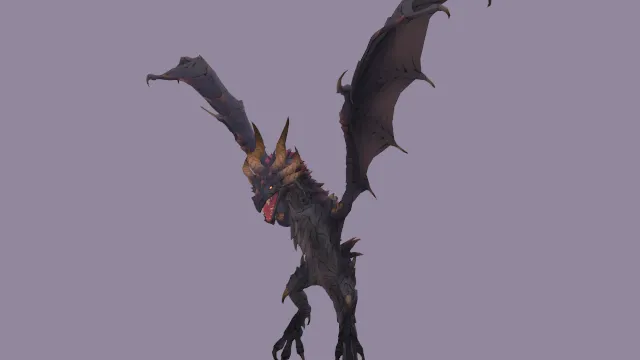 超级巨龙游戏怪物动画模型